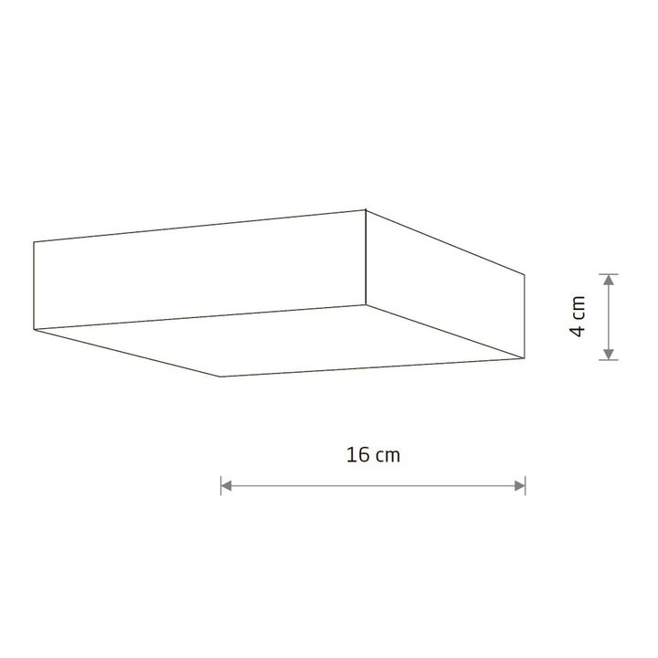 Потолочный cветильник Nowodvorski Lid Square Led White 10430