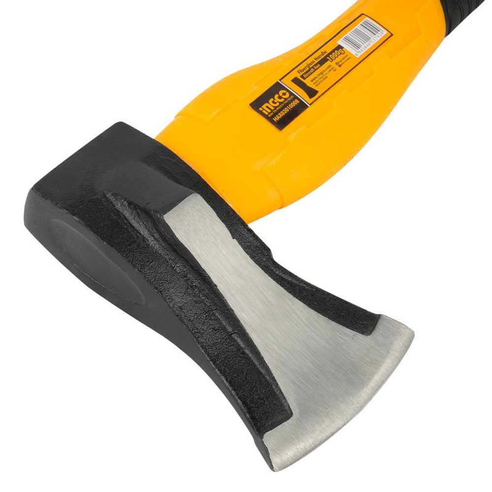 Топор-колун 1 кг фиберглассовая рукоятка 430 мм INGCO