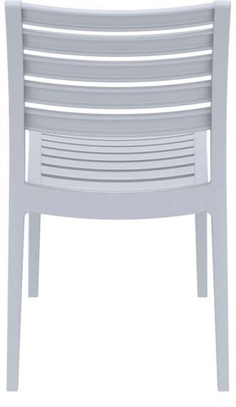 Стул пластиковый Ares серебристый