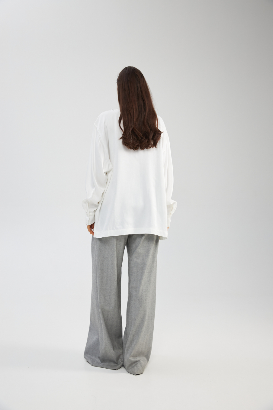 Блуза "Premium" с поясом шлейфом