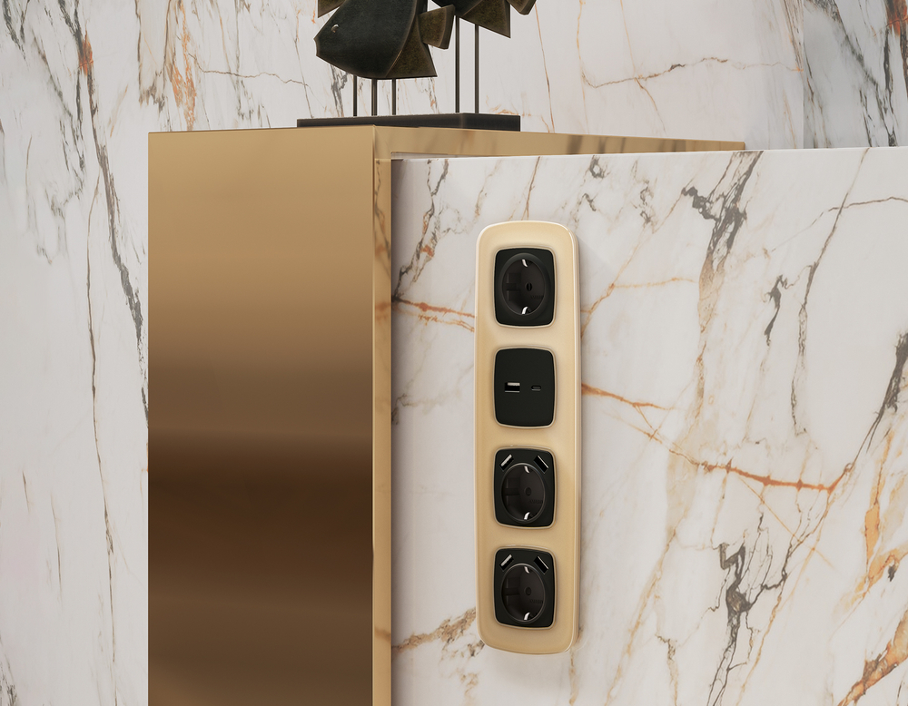 OF320603 Рамка OMEGA Radian (Шампань Стекло органическое) 3-ая