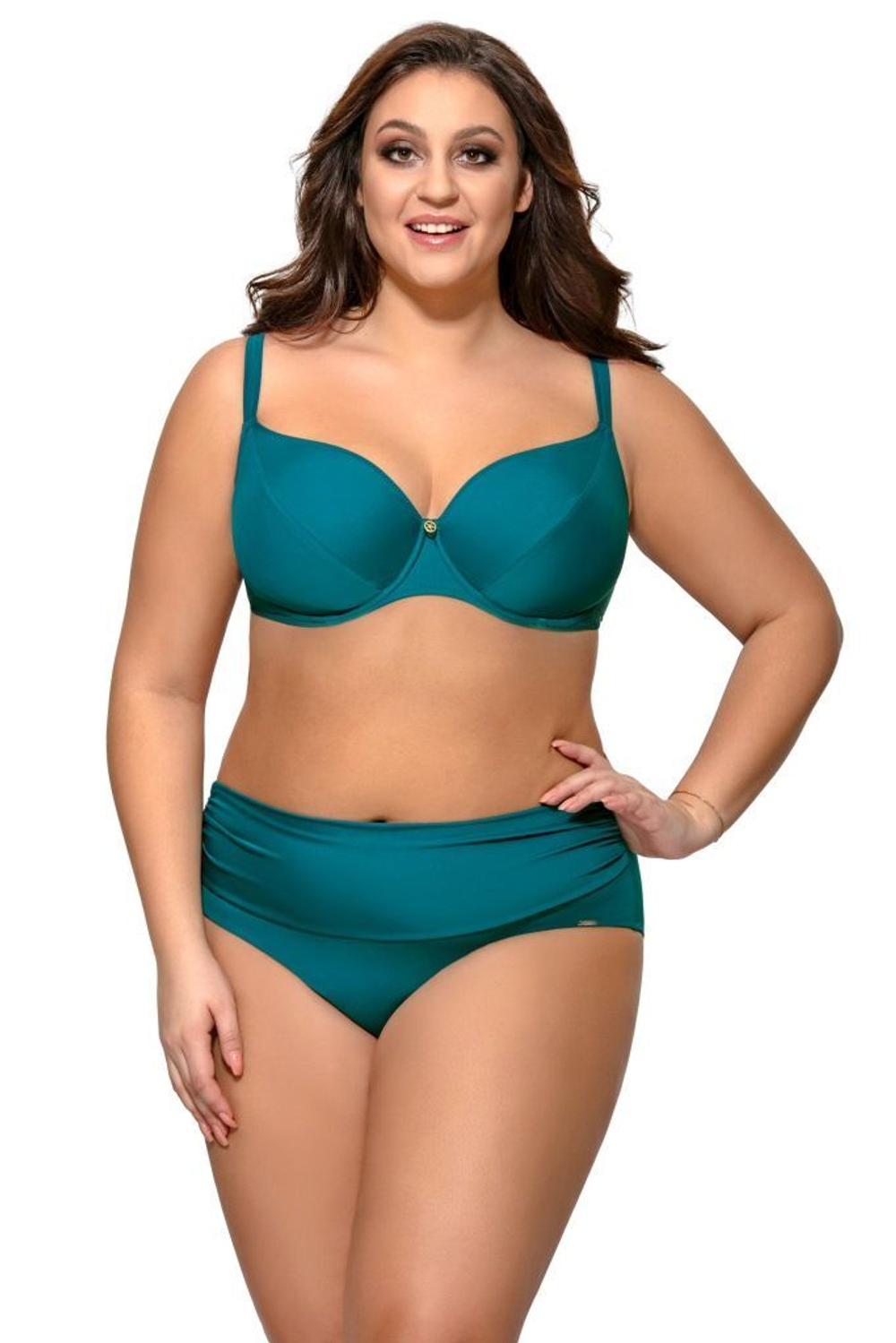 Пляжный лиф с мягкими чашками (Размер: 70D) (Цвет: черный)