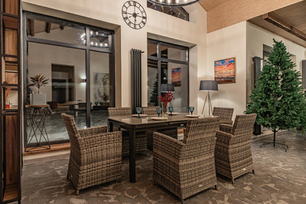 Обеденный комплект ROYAL FAMILY LUDWIG+FIONA серый