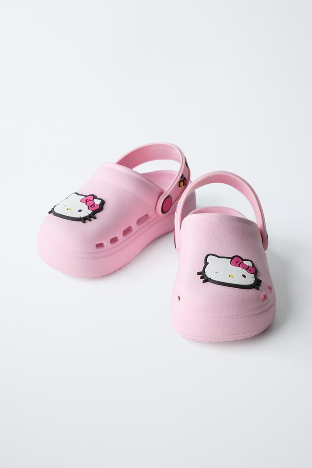 ZARA РЕЗИНОВЫЕ САБО HELLO KITTY © SANRIO, РОЗОВЫЙ