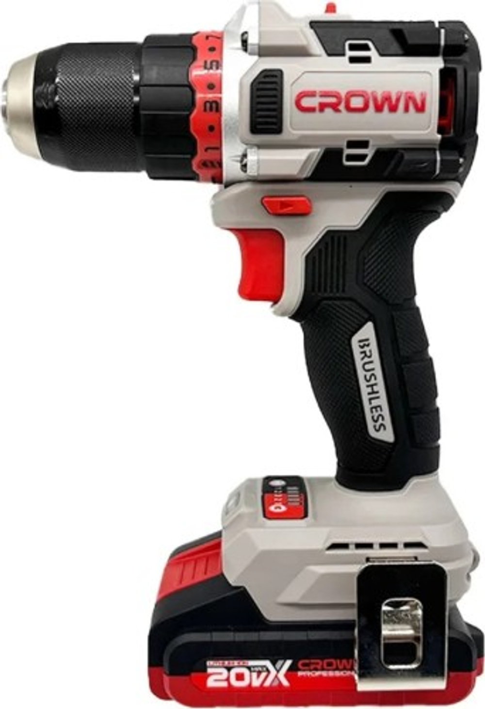 Дрель-шуруповерт аккумуляторная Crown CT21128HMX-2 BMC