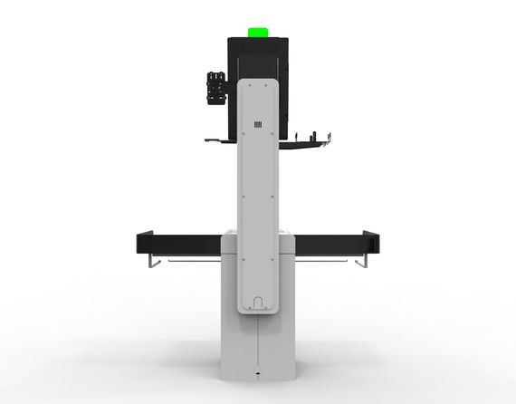 POScenter SCO-M210 Fly (J4125, RAM 8GB, SSD 128GB,белая тумба с полками)