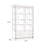 ДЖОКОНДА Гостиная. Шкаф д/посуды 2-х дверный