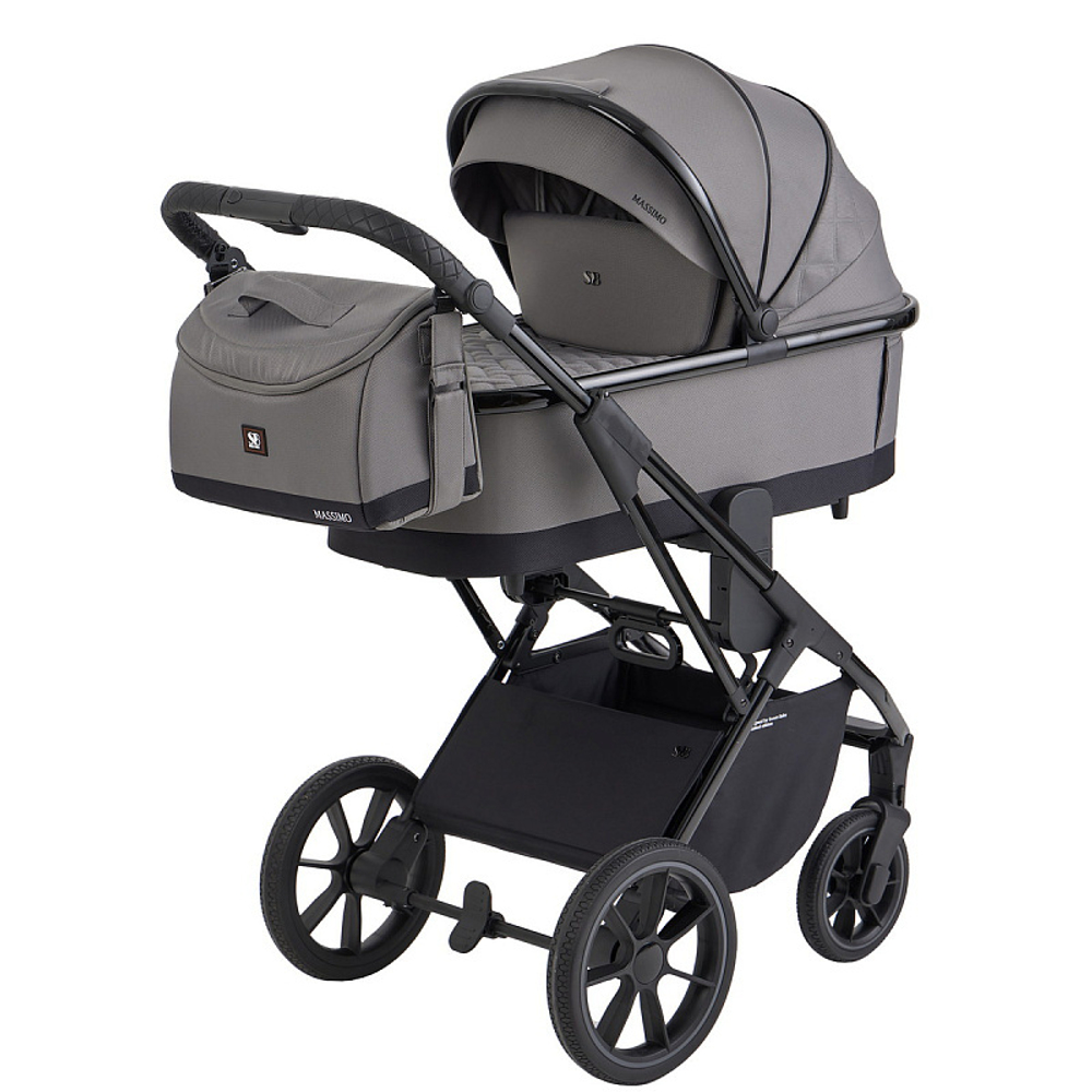 Коляска 3в1 SBL Massimo Grey