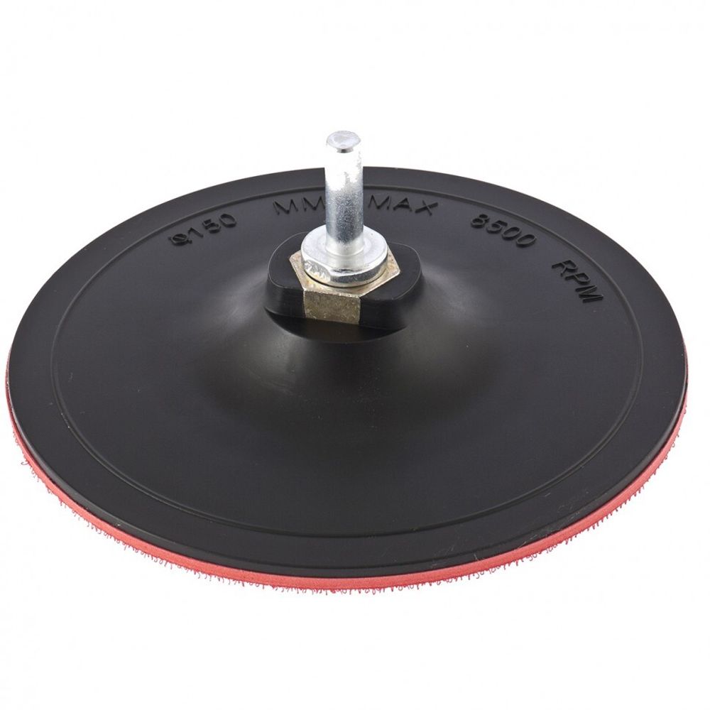 76230 Насадка для дрели и УШМ с липучкой, 125 мм, твердая Matrix