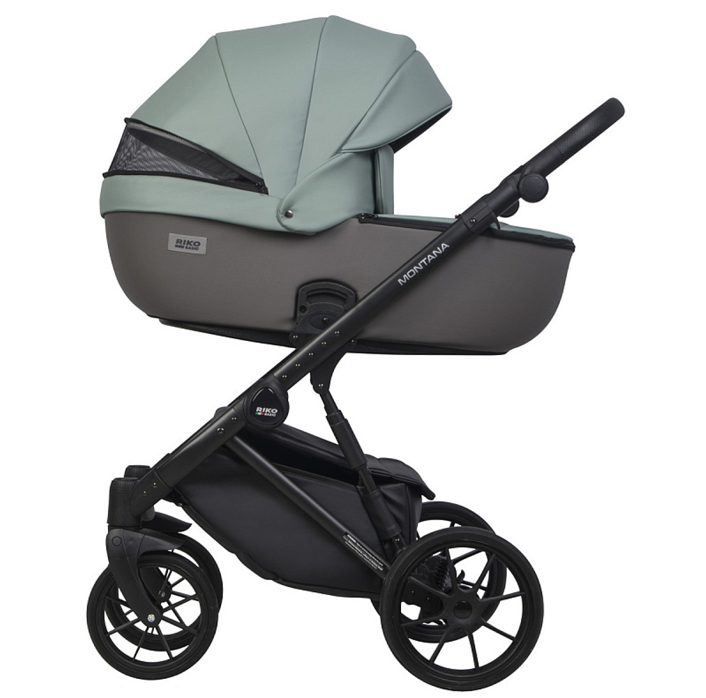 Детская коляска Riko Basic Montana Ecco 3 в 1 30 Green-Grey