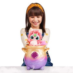 Magic Mixies Magical Misting Cauldron with Interactive 8 inch Pink Plush  - Большой интерактивный розовый котёл (30291)