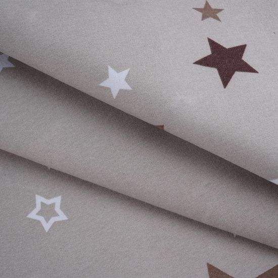 КПБ  Жулдыз, Евро, 50х70, простыня 140х200х30 . DOMTEKC