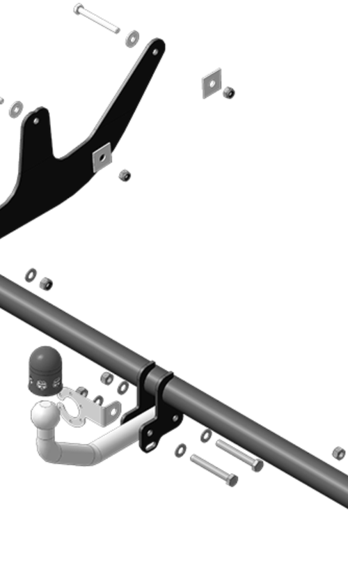 Фаркоп для Лада Ларгус (в том числе Cross) АвтоСтандарт.L104As