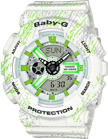 Японские наручные часы Casio Baby-G BA-110TX-7A с хронографом