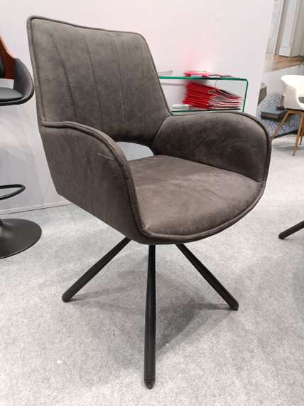 Стул крутящийся Emmer серый