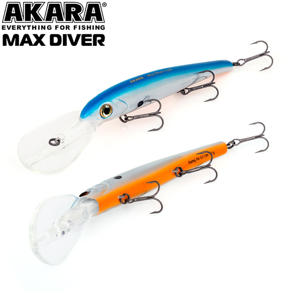 Воблер Akara Max Diver 120F 21 гр. (3/4 oz 4,7 in) A12