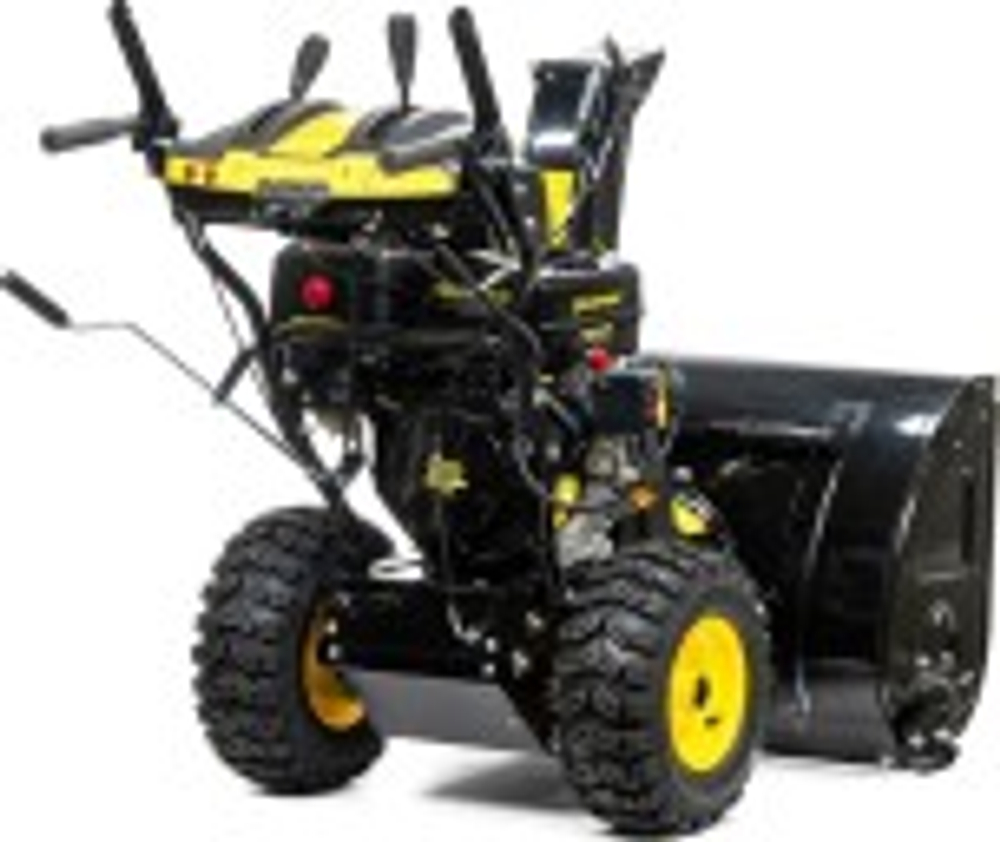 Снегоуборщик бензиновый электростартер выброс 15 м CHAMPION ST1376E