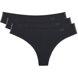 Спортивные трусы Under Armour Women's UA Pure Stretch Thong Underwear 3-Pack - black