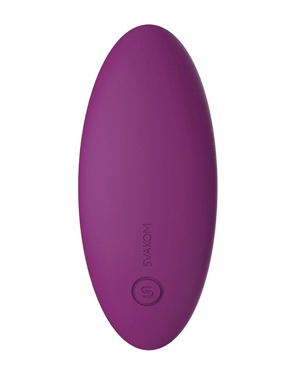 Фиолетовый клиторальный стимулятор Edeny с управлением через приложение