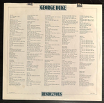 George Duke - Rendezvous (Голландия 1984г.)