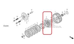 22121-KZZ-901. CENTER, CLUTCH. Honda CRF250L-M-Rally