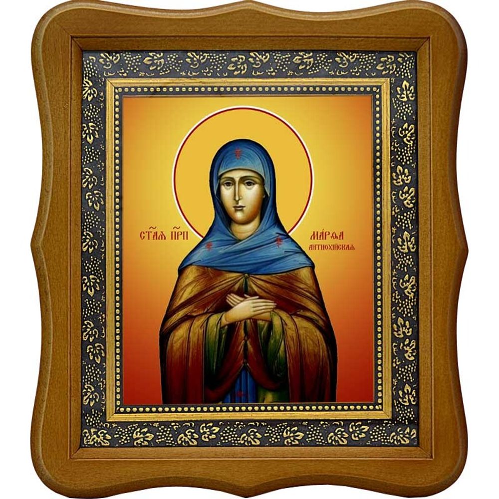 Марфа Антиохийская (Едесская) преподобная. Икона на холсте.