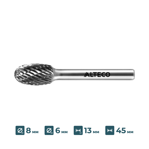 Борфреза по металлу ALTECO E 0813/6 MX