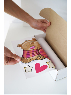 Интерьерные виниловые наклейки большие воздушные шары на стены в детскую, дома, облака, пейзаж