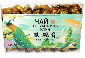 Чай китайский Cemya Те Гуань Инь Улун 25 пак по 8гр