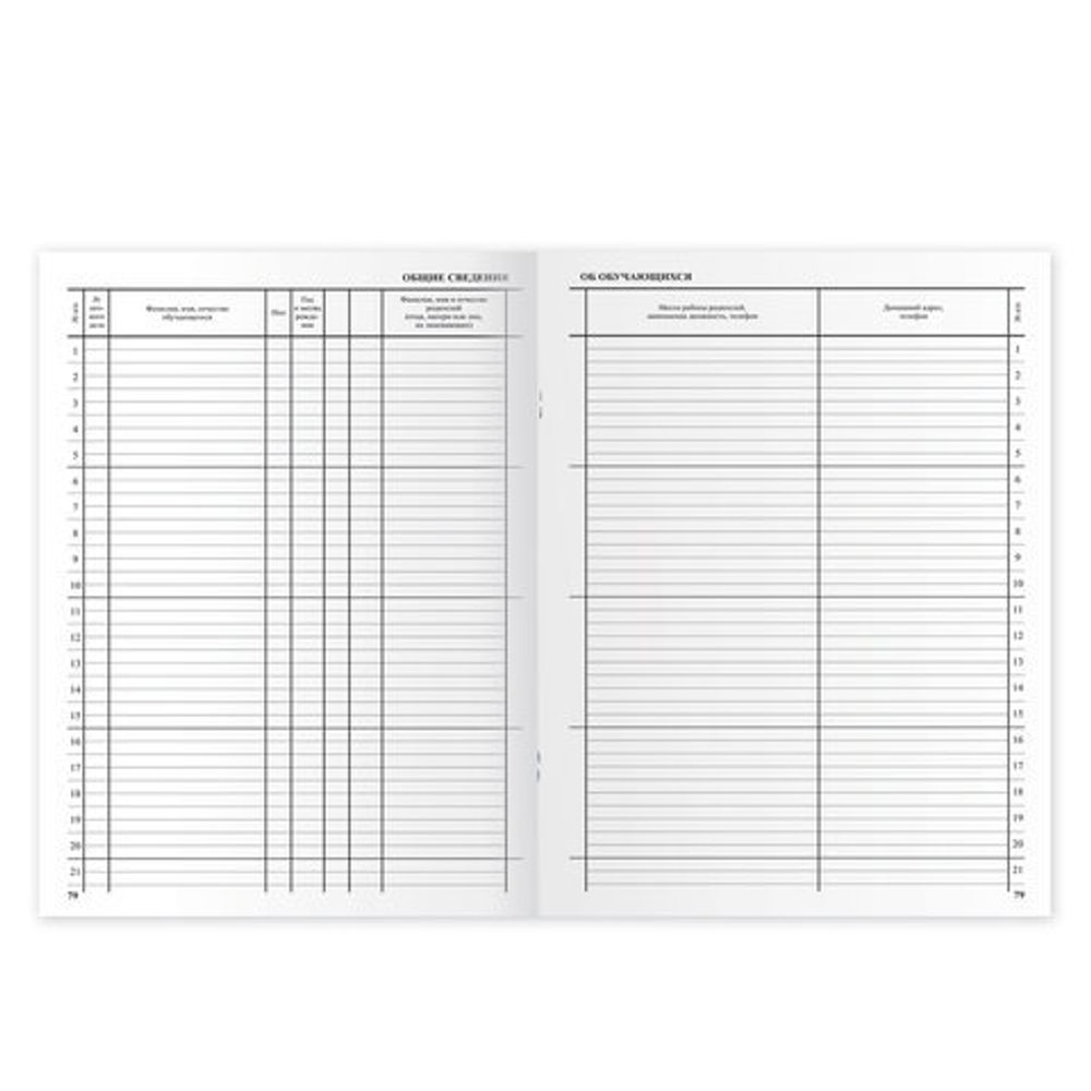 Классный журнал BRAUBERG 5-11 кл., универсальный, А4, 200х290 мм, твердая ламин. обложка, 125686