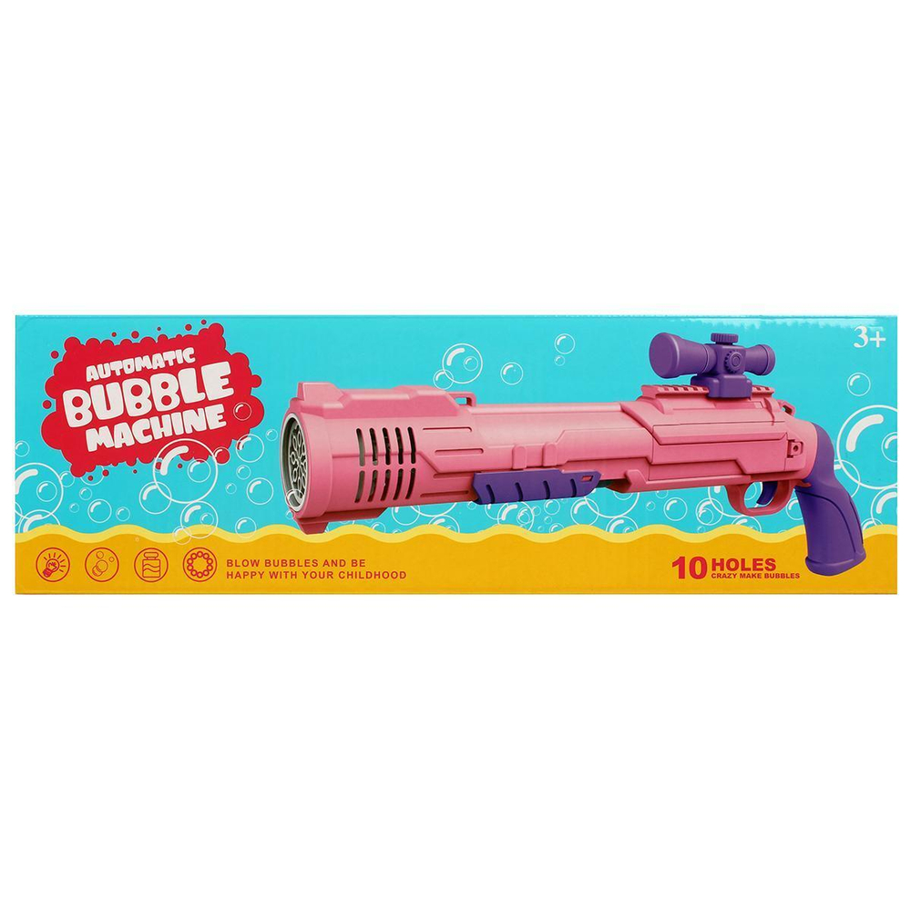 Автомат с мыльными пузырями 41х18 см, свет, автомат пузыри, с-30095