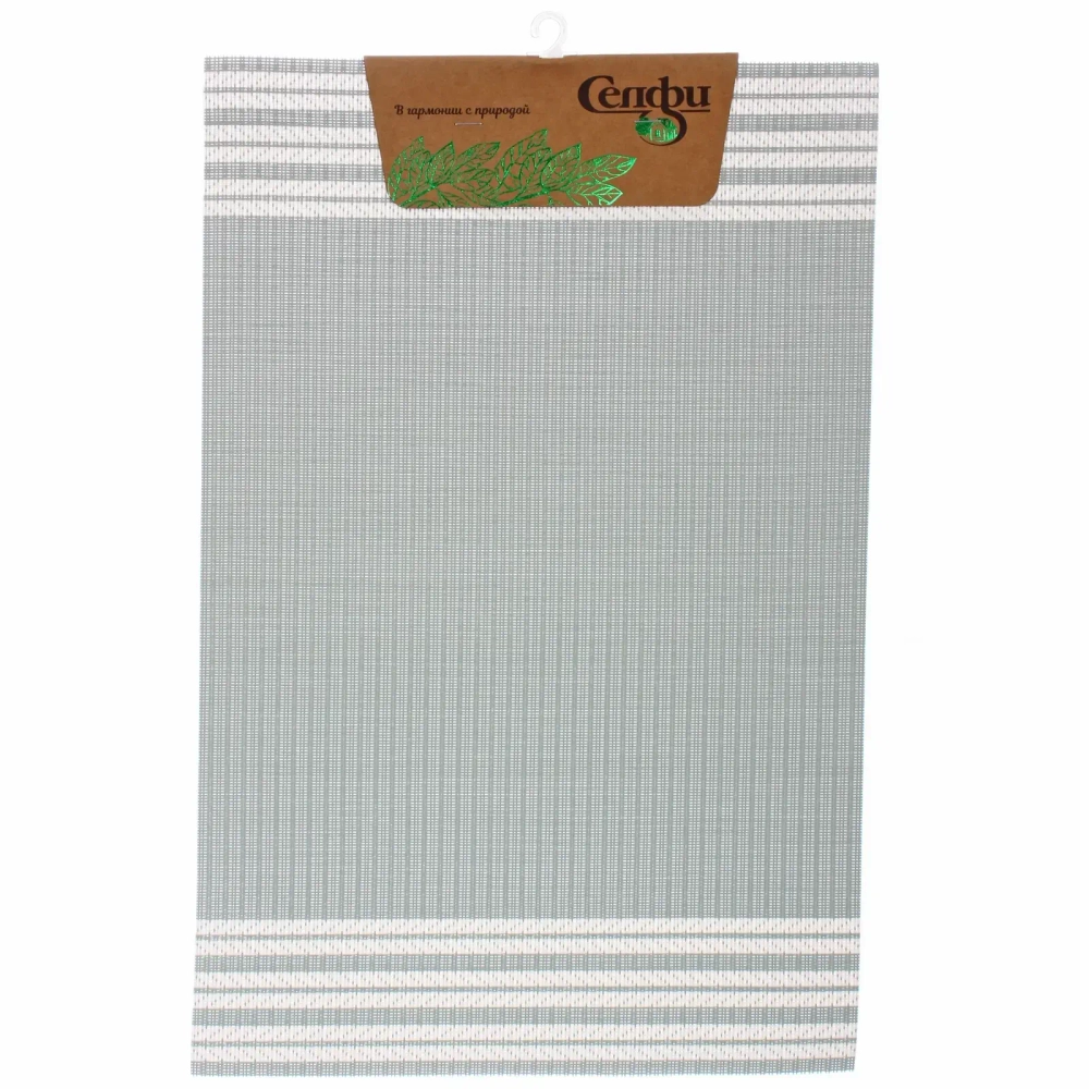 Салфетка на стол 30*45см «Сиена» плетеная, мятная