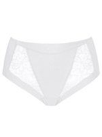 Трусики-слип с высокой линией талии Belle Cotton (Размер: XL) (Цвет: телесный)