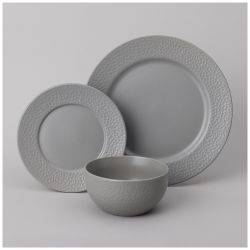 НАБОР ПОСУДЫ ОБЕДЕННЫЙ НА 4 ПЕР. 12 ПР. 720 МЛ 27,5х27,5х2, 19,2х19,2х0,9, 14,2х14,2х7СМ