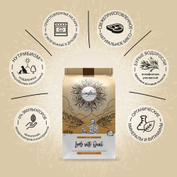 Сухой корм CRAFTIA NATURA для взрослых собак миниатюрных и мелких пород из ягненка с перепелкой 640г