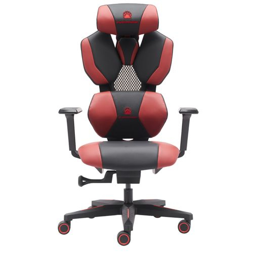Игровое кресло Everprof Tiger, Экокожа, Красный/черный