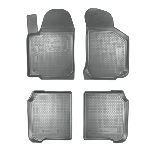 Ковры в салон Norplast/Unidec для Skoda Octavia Tour в кузове A4 (2000-2010), Серый, арт.NPL-Po-81-40-G