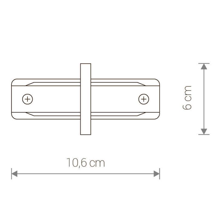Коннектор прямой Nowodvorski Profile Recessed 8967