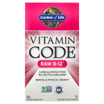 Garden of Life, Vitamin Code, RAW B12, 30 растительных капсул