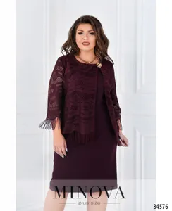Платье 375-бордо Minova
