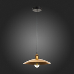 SL1017.203.01 Светильник подвесной ST-Luce Черный/Золотистый E27 1*60W ROMO