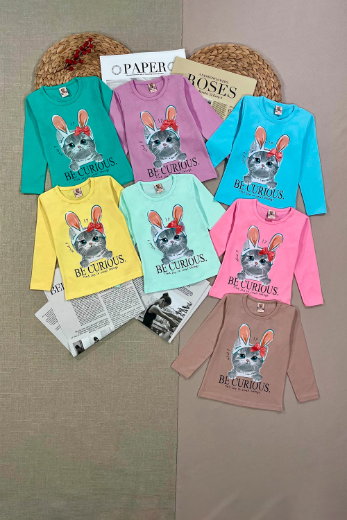 Лонгслив для девочек