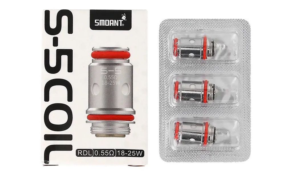 Испаритель Smoant S5 Santi/Сharon Baby Plus 0.5 ohm (3шт/упак)