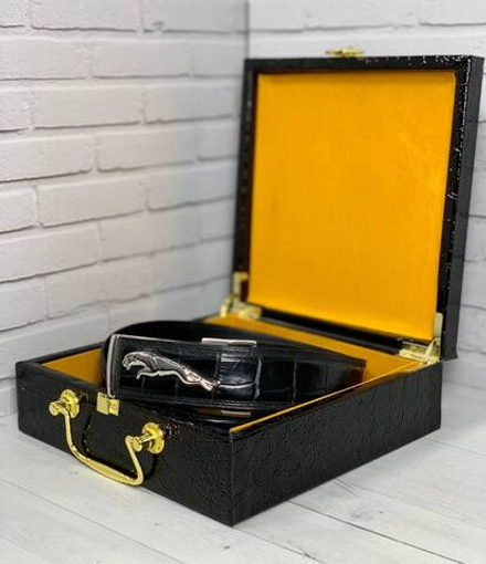 Ремень Jaguar из кожи крокодила