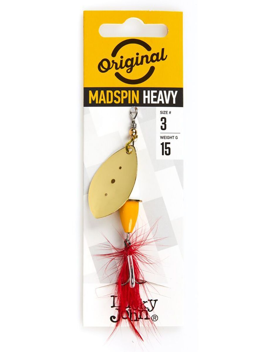 Блесна вращающаяся Lucky John MADSPIN 03 20.0г S (5шт. в упк.)