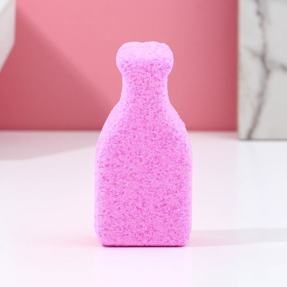 Бомбочка для ванны в форме бутылочки с ароматом шампанского