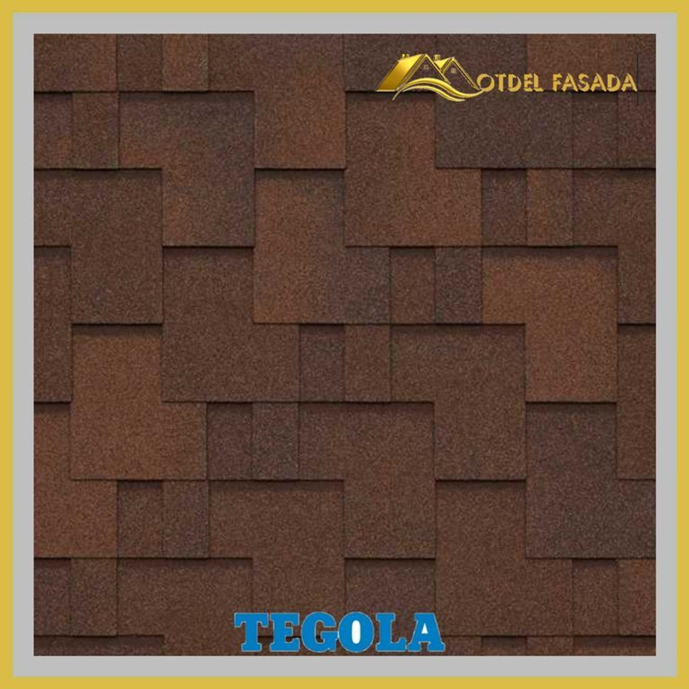 Гибкая черепица TEGOLA SAN REMO Pelle 227 2,86м2