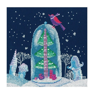 "Зимняя сказка"-M649  вышивка