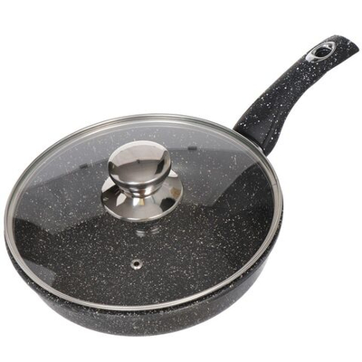 Сковорода алюминий, 22 см, антиприг, Горница, Гранит, с2252аг, с крыш