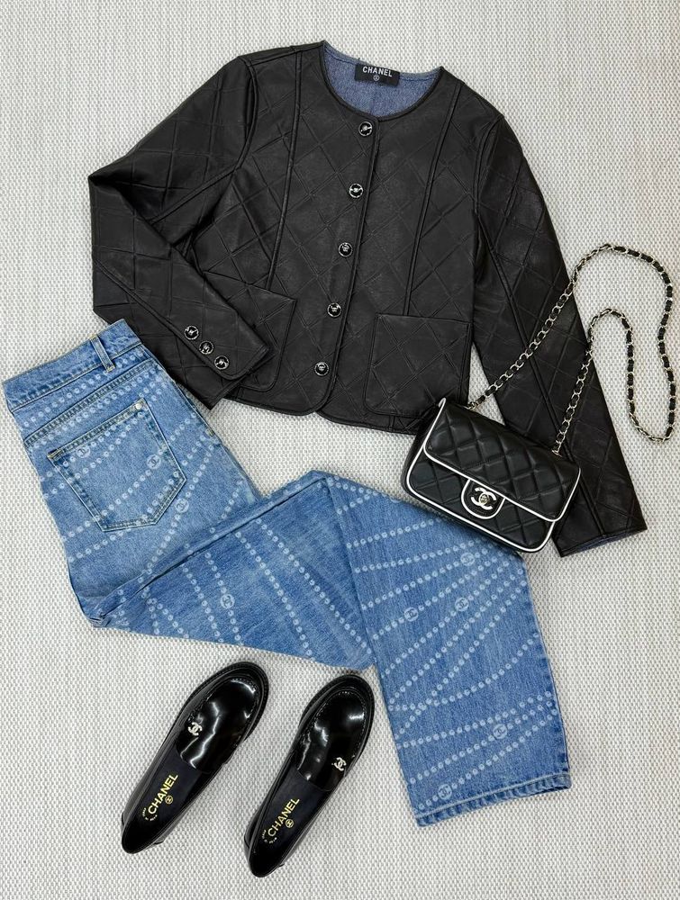 Кожаная куртка CHANEL